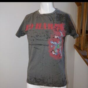 VINTAGE Ed Hardy dragon shirt